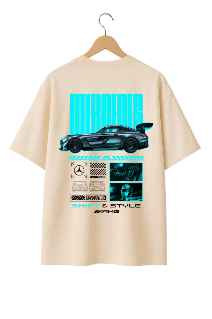 Mercedes-AMG GT2 Oversized T-Shirt – Precision Engineered, Race-Ready Style