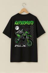 SupperMoto green KLX Oversized T-shirt