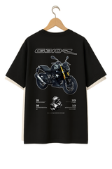 BMW G310R Black T-Shirt – Adventure Bike Graphic with Engine Specs