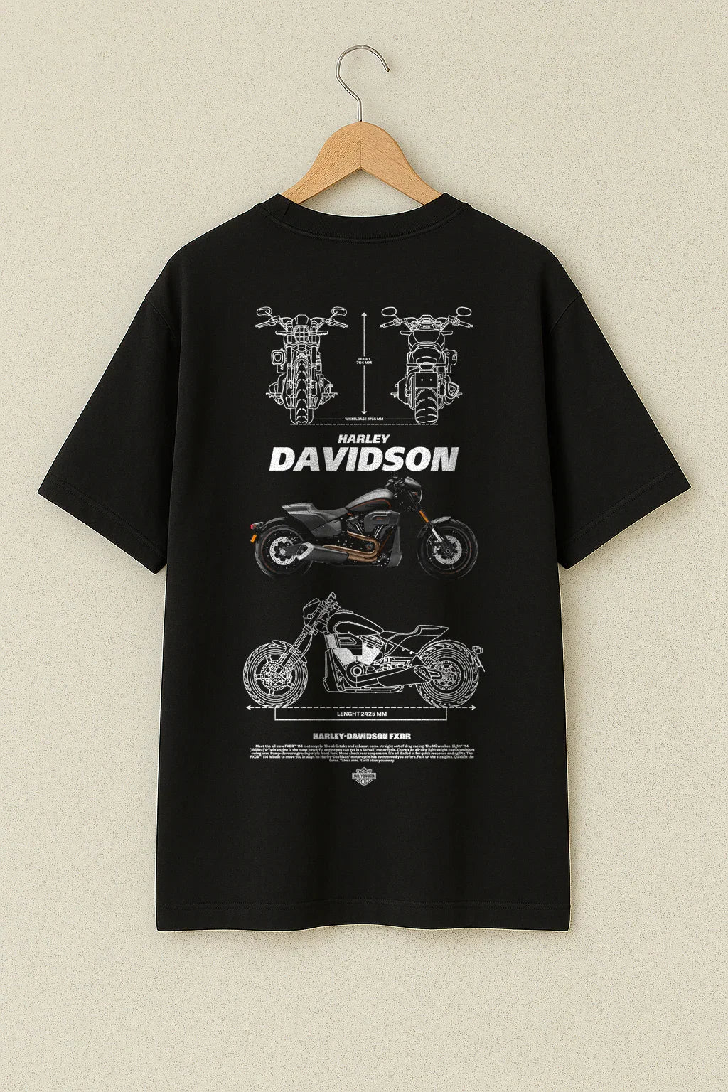 Harley-Davidson FXDR Oversized T-Shirt – Where American Muscle Meets Urban Cool
