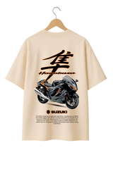 Suzuki Hayabusa Oversized T-Shirt – Speed Redefined, Engineered in Cotton