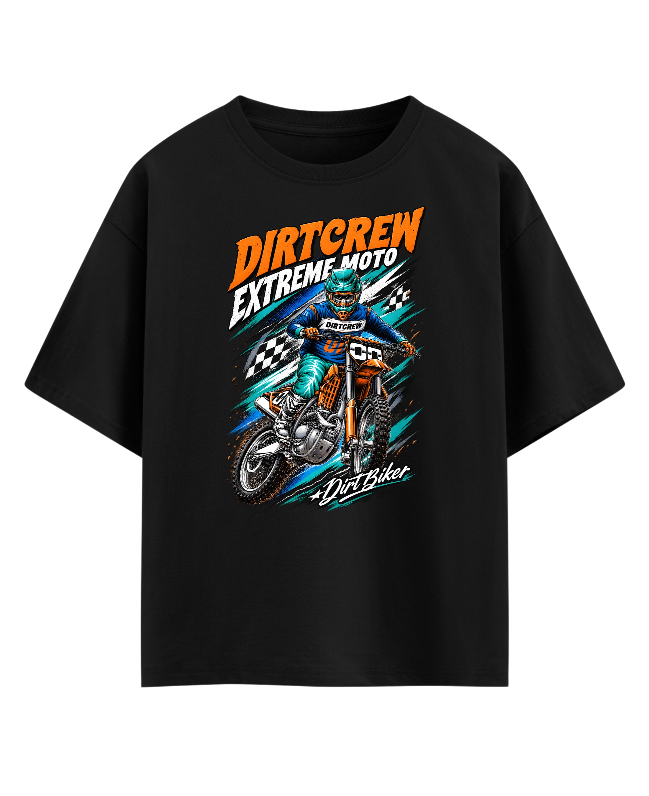 Black Oversized T-shirt Front Design