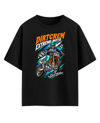 Black Oversized T-shirt Front Design