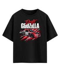 Black Oversized T-shirt Front Design