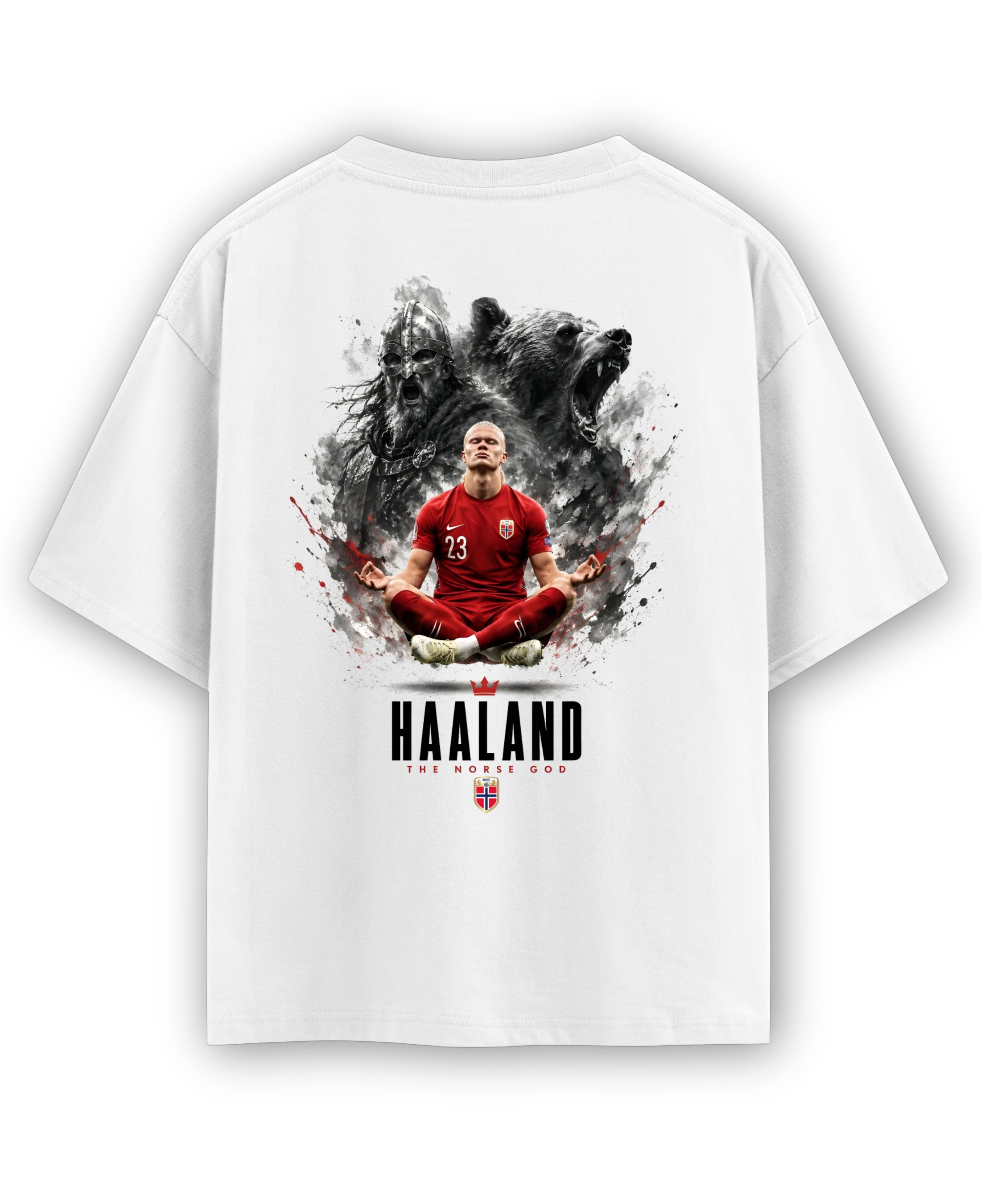 White Oversized T-shirt Back Design