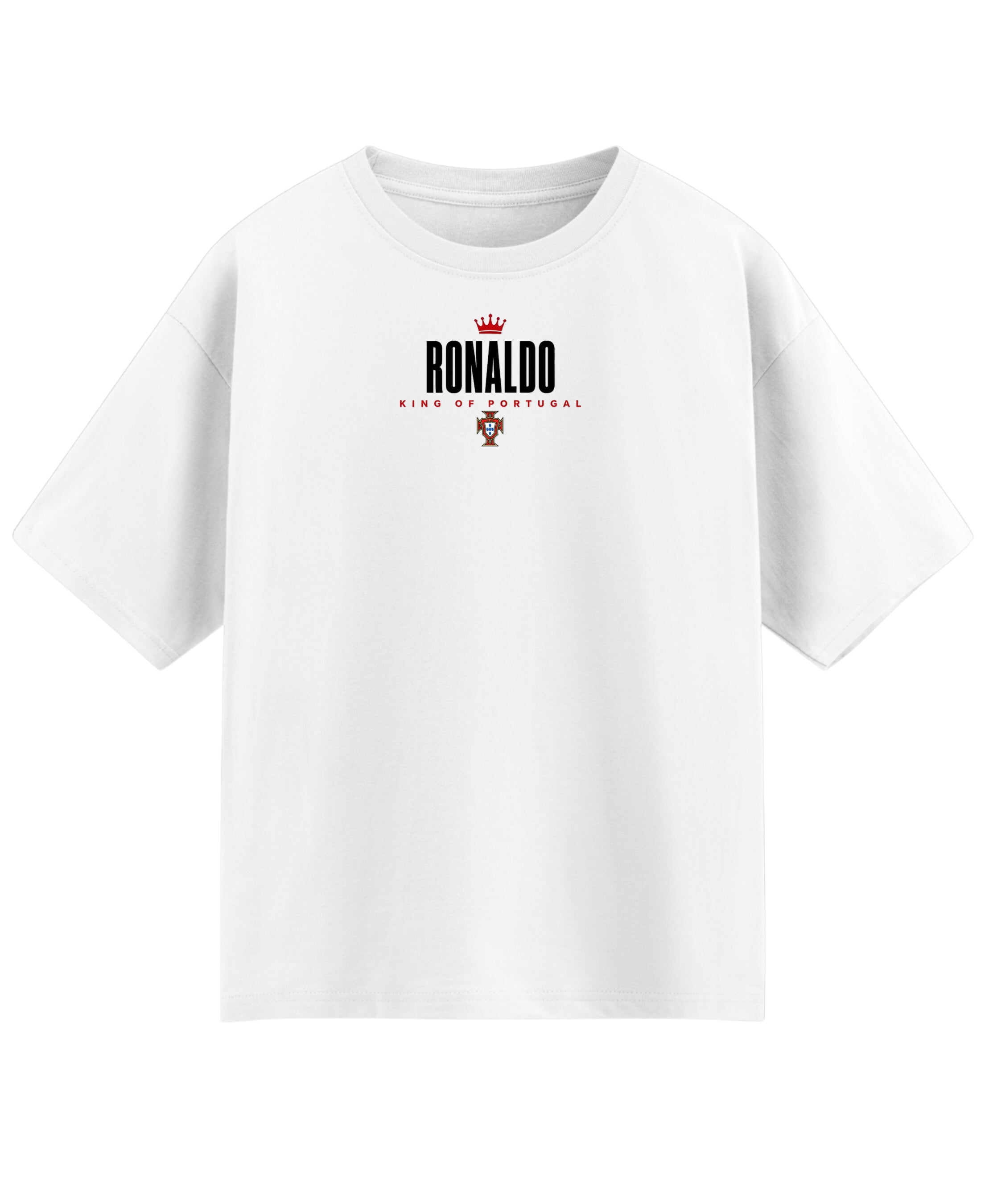 White Oversized T-shirt Front Design