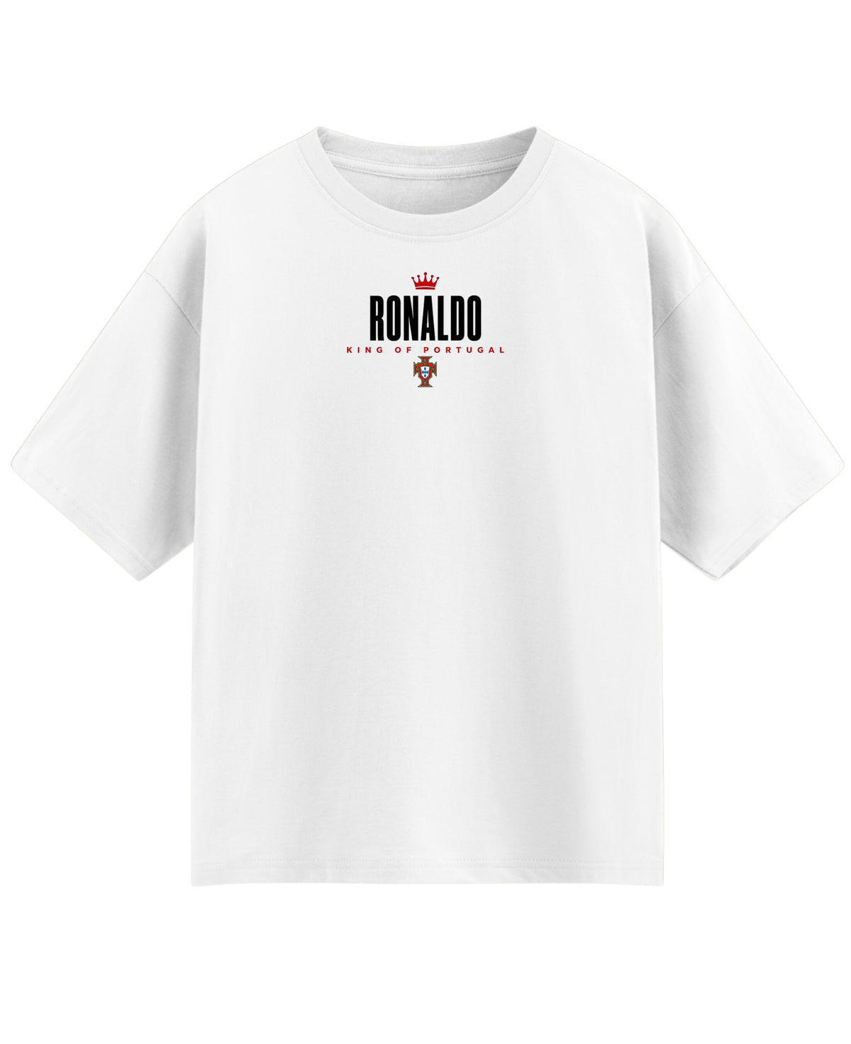 White Oversized T-shirt Front Design